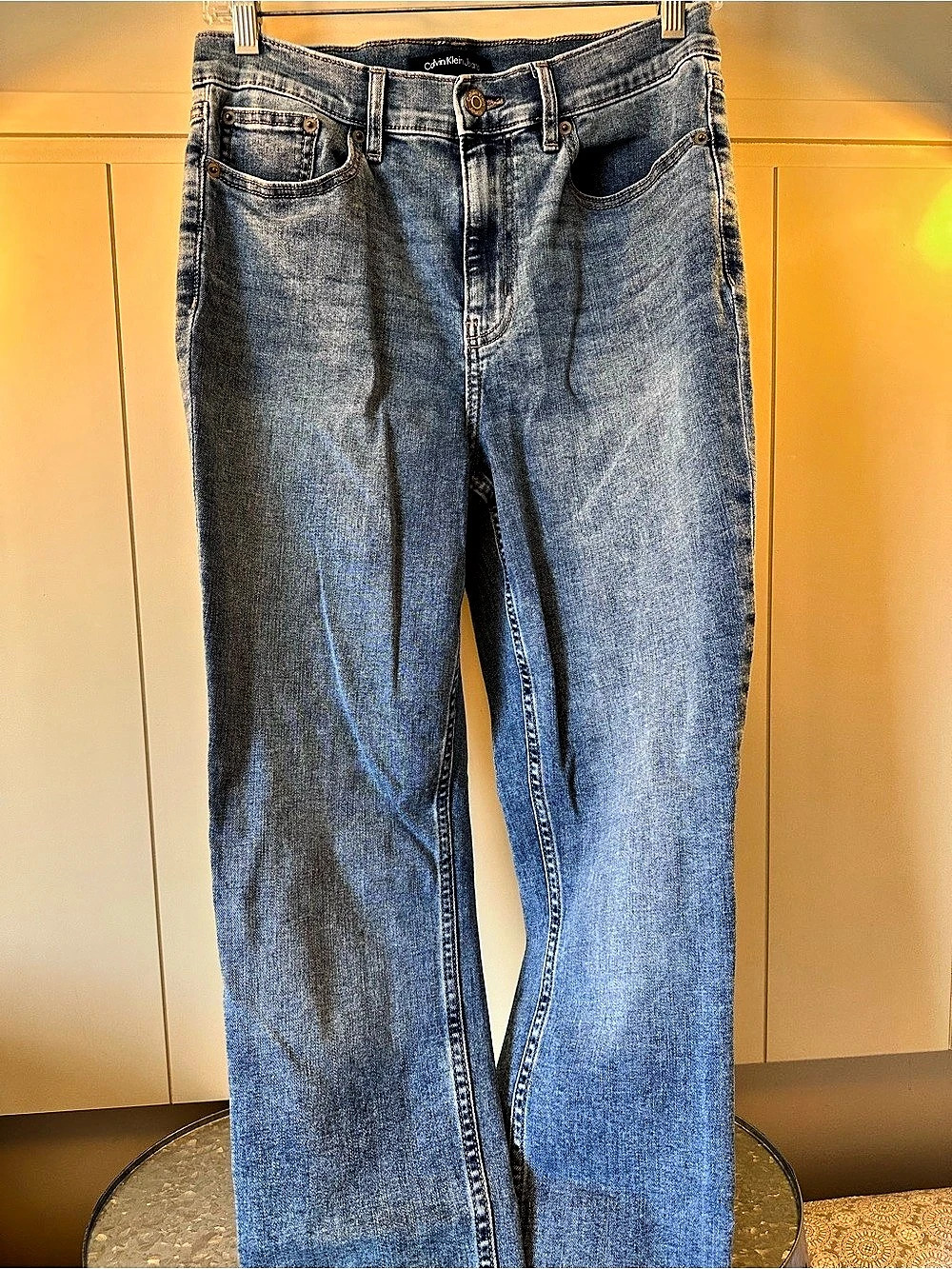 Calvin Klein Jeans Super High Rise Skinny Jeans in Blue Waist 29